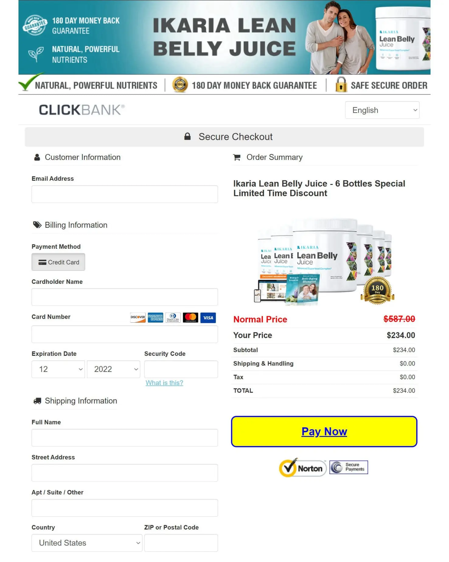 Ikaria lean belly juice order