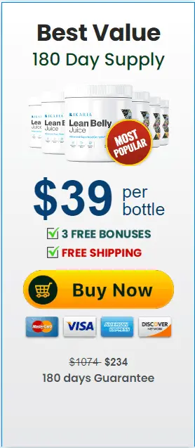 Ikaria lean belly fizzy juice user 6 bottle price